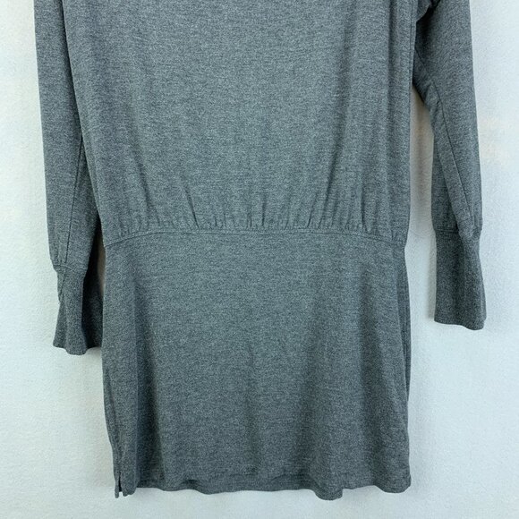 Athleta Dress Womens Extra Small Gray Tunic Duran Drop‎ Waist Jersey Stretchy - Picture 3 of 15